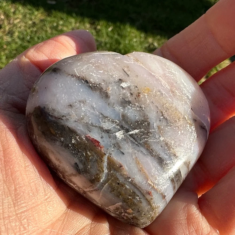 Genuine 479.00 Cts Pink Opal Healing Heart - Picture 11 of 16